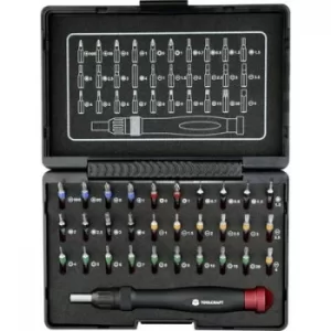 Image of TOOLCRAFT 809204 Bit set 31 Piece Slot, Phillips, Pozidriv, Allen, Torx