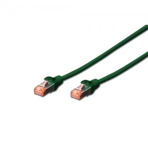 Image of Digitus Professional networking cable 0.25 m Cat6 S/FTP (S-STP) Green