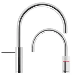Image of Quooker Nordic Round Chrome Twin Taps