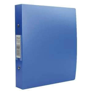 image of Rexel Budget 2 Ring Binder Polypropylene A5 Blue Pack of 10 13428BU