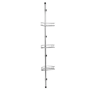 Image of Croydex 3-Tier Shower Organiser Pole