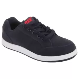 Image of Dek Mens Charlie 5 Eye Leisure Shoes (10 UK) (Navy Blue)