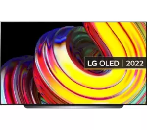 image of 65" LG OLED65CS6LA Smart 4K Ultra HD OLED TV with Google Assistant & Amazon Alexa, Silver/Grey,Black