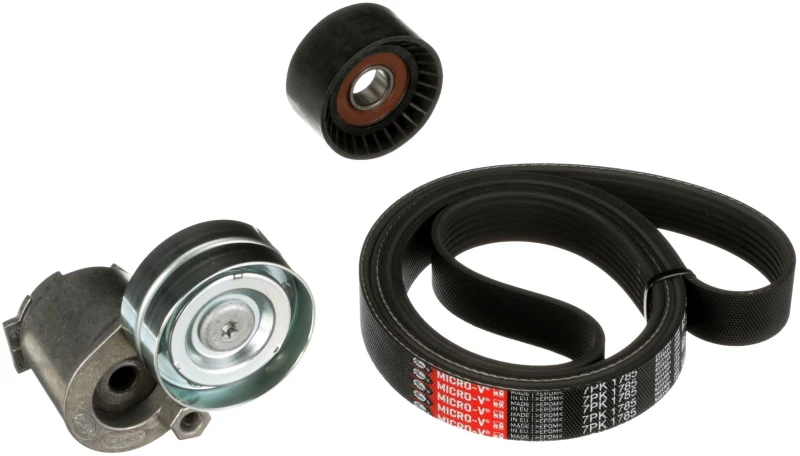 Image of GATES K017PK1785 V-ribbed belt set Micro-V Stretch Fit V-Ribbed Belt Set (542)
