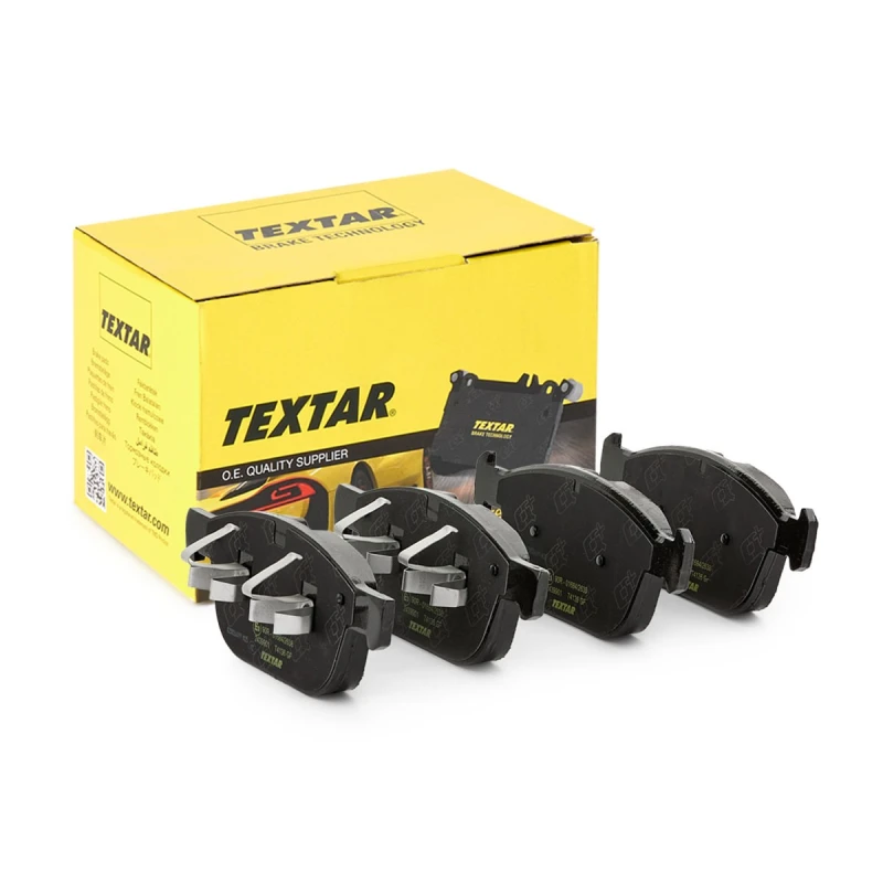 Image of TEXTAR 2439901 Brake pad set Q+ not prepared for wear warning indicator Brake Pad Set,disc brake (402)