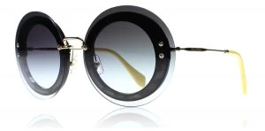 image of Miu Miu Reveal Sunglasses Black / Print U6E5DI 64mm