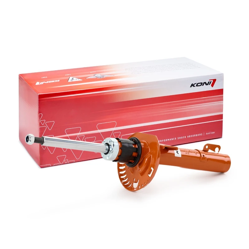 Image of KONI 8750-1004 Shock absorber STRT Gas Pressure, Twin-Tube, Suspension Strut, Top pin Shock Absorber (854)