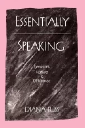 Image of essentially speaking feminism nature and difference