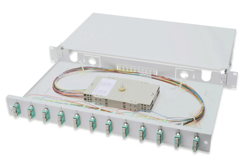 Image of Digitus Fiber Optic Splice Box. Equipped. SC. OM3
