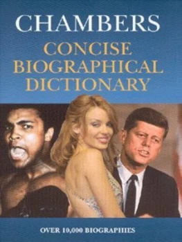 Image of Chambers Concise Biographical Dictionary by Gary Dexter Hardback