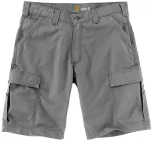 Image of Carhartt Force Broxton Cargo Shorts, grey, Size 32, grey, Size 32