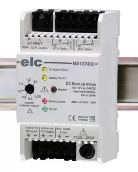 Image of Elc Ms122402 Universal Backup System, 12V/24V, 20Ah