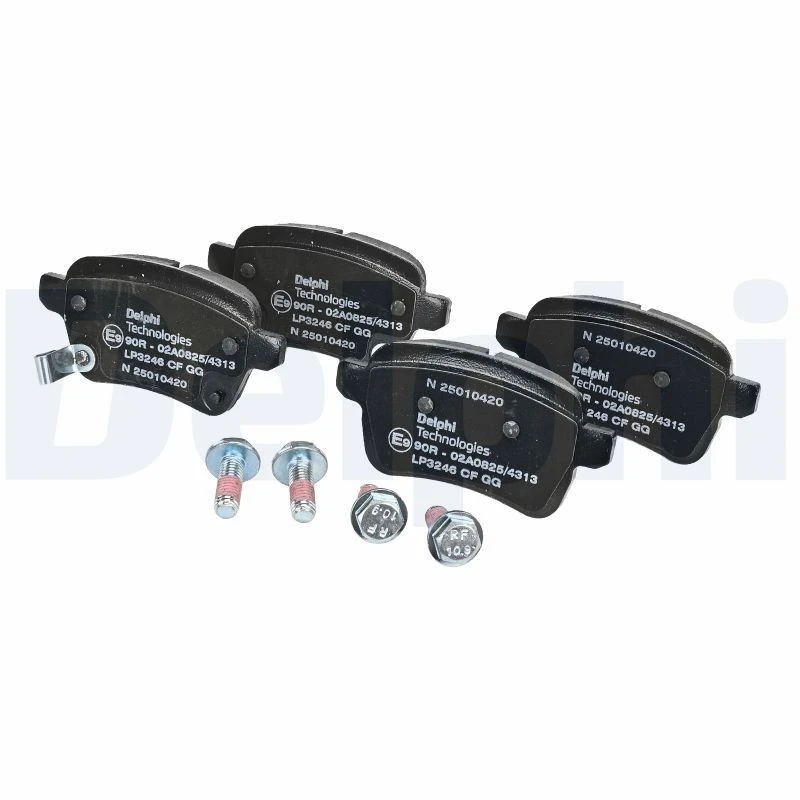 Image of DELPHI Brake pad set DELPHI LP3246