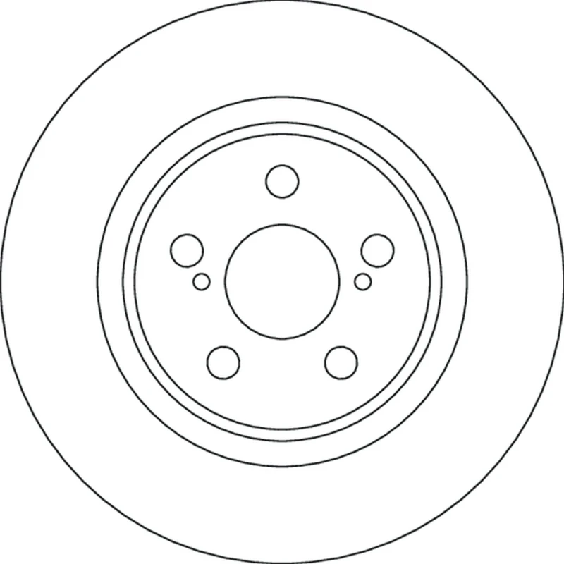 Image of Brake disc TRW DF4641
