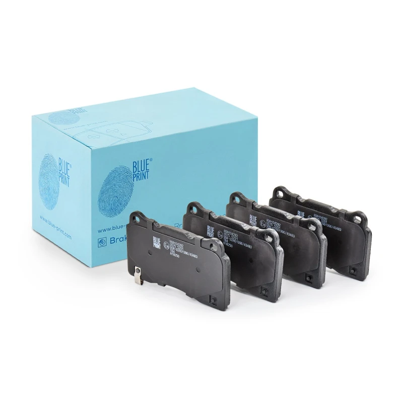 Image of Blue PRINT Brake pad set Blue PRINT ADA104282