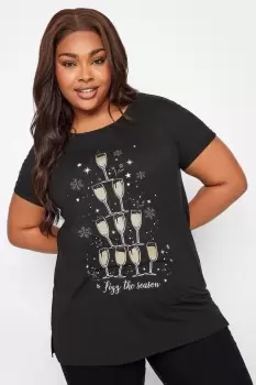 Image of Slogan Print T-Shirt