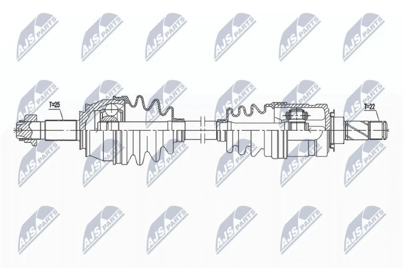 Image of NTY Drive shaft NTY NPW-PL-097