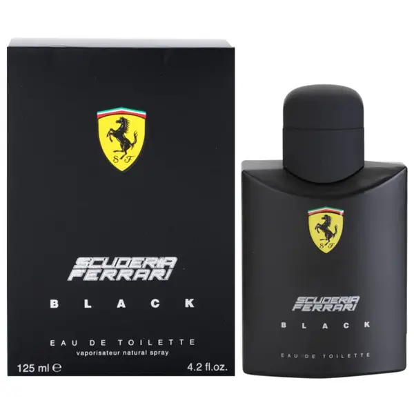 image of Ferrari Scuderia Black Eau de Toilette For Him 125ml