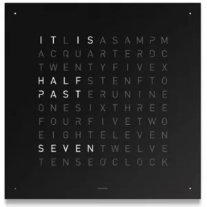 image of QLOCKTWO Wall Clock Powder Coated FCENRPC