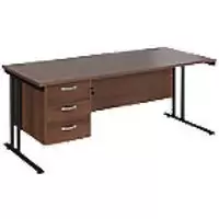 image of Dams International Desk MC18P3KW 1,800 x 800 x 725 x 800 - 990 mm