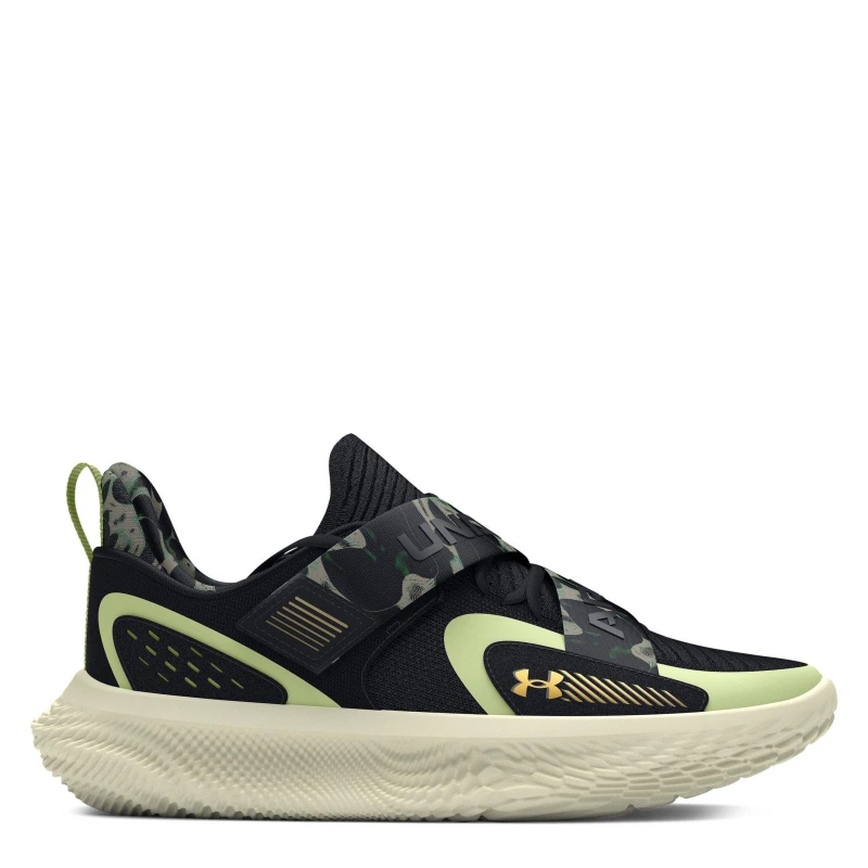 Image of Under Armour Mens Flow Camo Basketball Trainers Black male 6 (40)