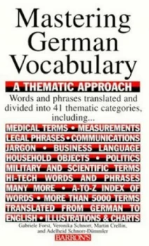 Image of Mastering German Vocabulary by Gabriele Forst Paperback
