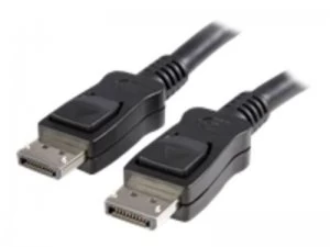 image of StarTech.com DisplayPort Cable with Latches DisplayPort cable 9.1m Bla