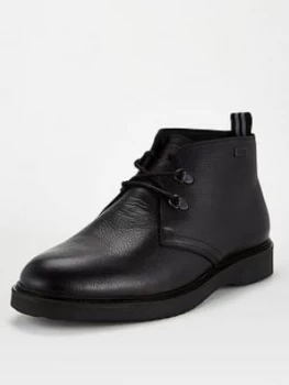 Image of Barbour International Barbour Lnternational Piston Lace Up Boot, Black, Size 10, Men