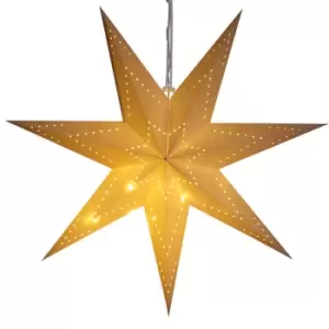 Image of LED Paper Star Light Battery-Operated Pendant Hanging Christmas Xmas Decoration Model 3