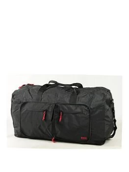 image of Rock Luggage Small Foldaway Holdall - Black