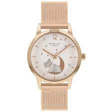 Image of Radley Silver 'Dog Dial' Fashion Watch - RY4549A
