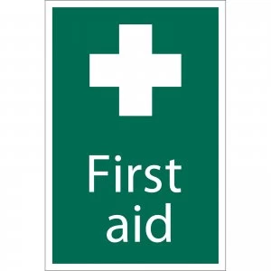 Image of Draper First Aid Sign 200mm 300mm Standard