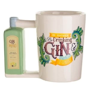 Image of Gin Bottle Shaped Handle Mug