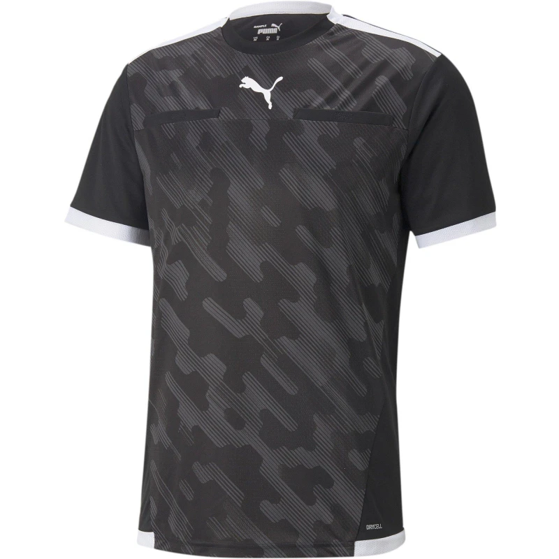 Image of Puma Puma Teamliga Referee Jersey Shirt Mens Black/White male S