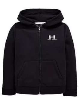 Image of Urban Armor Gear Boys Eu Cotton Fleece Zip Jacket Black Size 11 12 Years