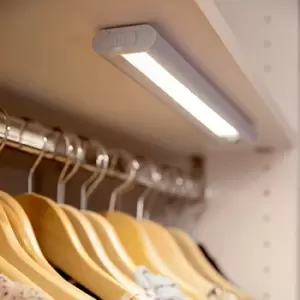 Image of LEDVance Linear LED Battery Operated Under Cabinet Light with PIR Sensor - 300mm - White