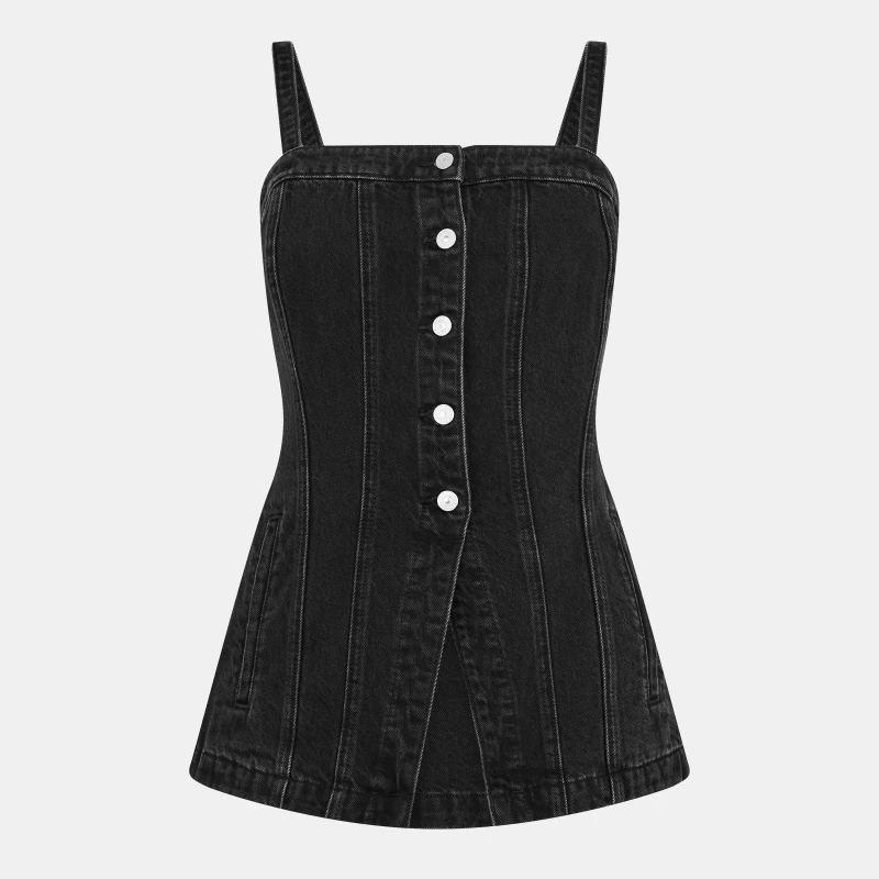 Image of Levis Womens Corset Top Open Mind Vest female 10 (S)