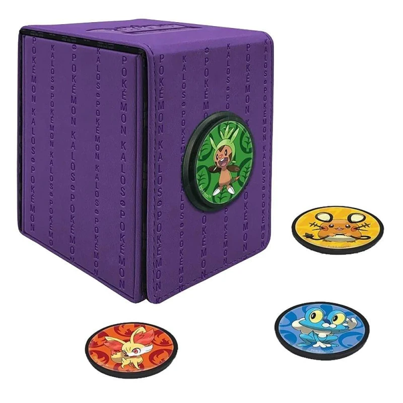 Image of Pokemon Pokmon Alcove Click Deck Box - Kalos - White White One Size