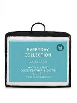 Image of Everyday Collection Anti-Allergy Duck Feather And Down 10.5 Tog Duvet