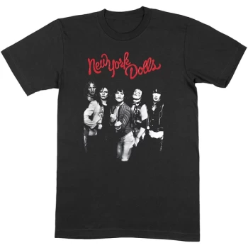 Image of New York Dolls - Trash Unisex Large T-Shirt - Black