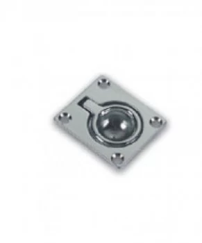 Image of Marine Lifting Ring Dipped Shape Brass or Chrome Plated