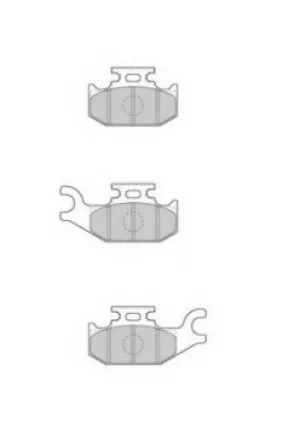 Image of Ferodo FDB4614 Brake Pad Set Front Axle Premier Car