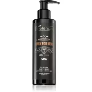 image of Bielenda Only For Him Barber Edition Washing Gel for Face and Beard 190 g