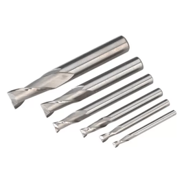 Image of Genuine SEALEY SM2503EMSET HSS End Mill Set MT2 Ø3-10mm