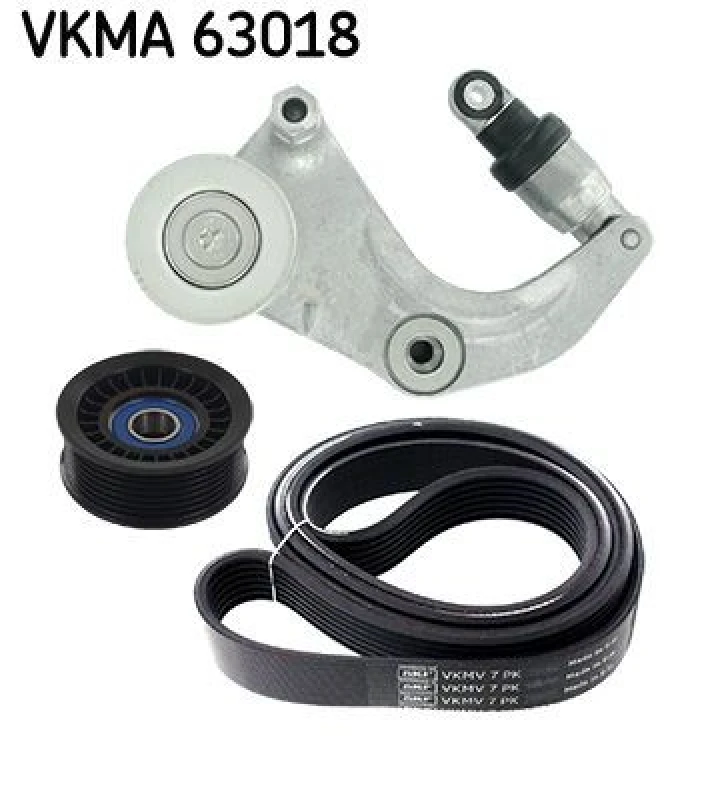 Image of SKF V-Ribbed Belt Set SKF VKMA 63018