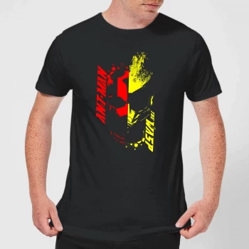 Image of Ant-Man And The Wasp Split Face Mens T-Shirt - Black - 3XL - Black