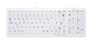 image of CHERRY AK-C7000 keyboard USB QWERTY UK English White