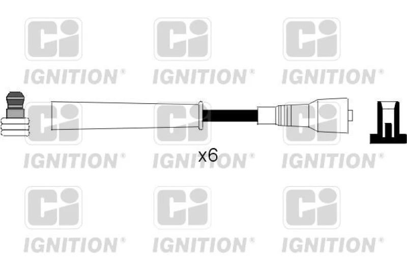 Image of QUINTON HAZELL Ignition lead set QUINTON HAZELL XC1064