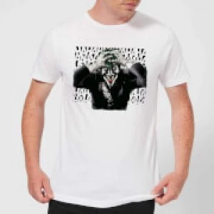 Image of DC Comics Batman Killing Joker HaHaHa T-Shirt - White - 3XL