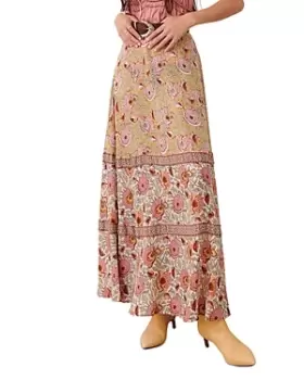 image of ba & sh Vanessa Printed Maxi Skirt